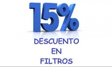 En Filtros hasta un 15%
